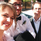 Josi, Andreas and me at a wedding in Cluj. Photo: Josi